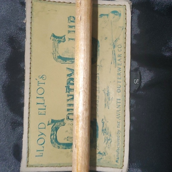 Leather Lloyd Elliot's country club jacket women's size small black zippered - Picture 6 of 16